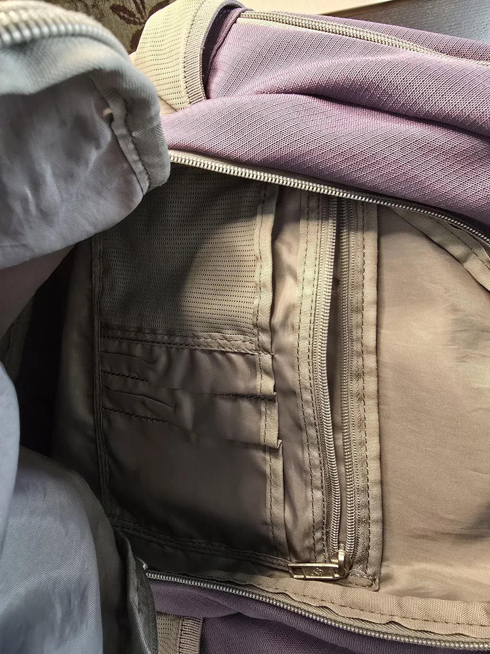 Samsonite Purple and Gray Men's Backpack